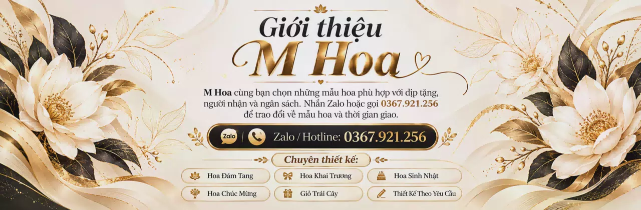 Ảnh bìa Shop hoa tươi Phường Đồng Văn Ninh Bình - Từ lời nhắn đến món hoa vừa ý
